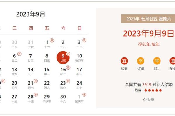 男兔女蛇2024年吉日 男兔女马结婚吉日